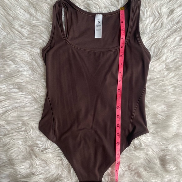 Lululemon Wundermost Ultra-Soft Nulu Square-Neck Sleeveless Bodysuit XS - Picture 5 of 9
